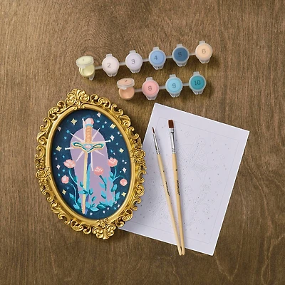 Sword Paint-by-Number Framed Mini Kit by Artist's Loft®