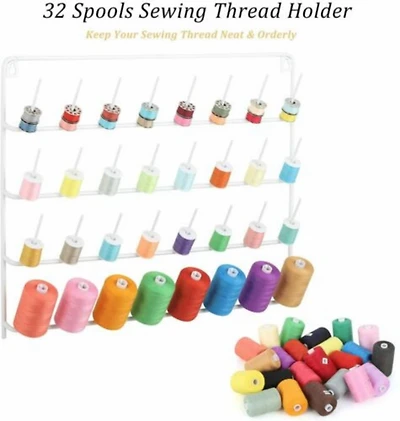 HAITARL® 32-Spool Wall-Mounted Sewing Thread Rack