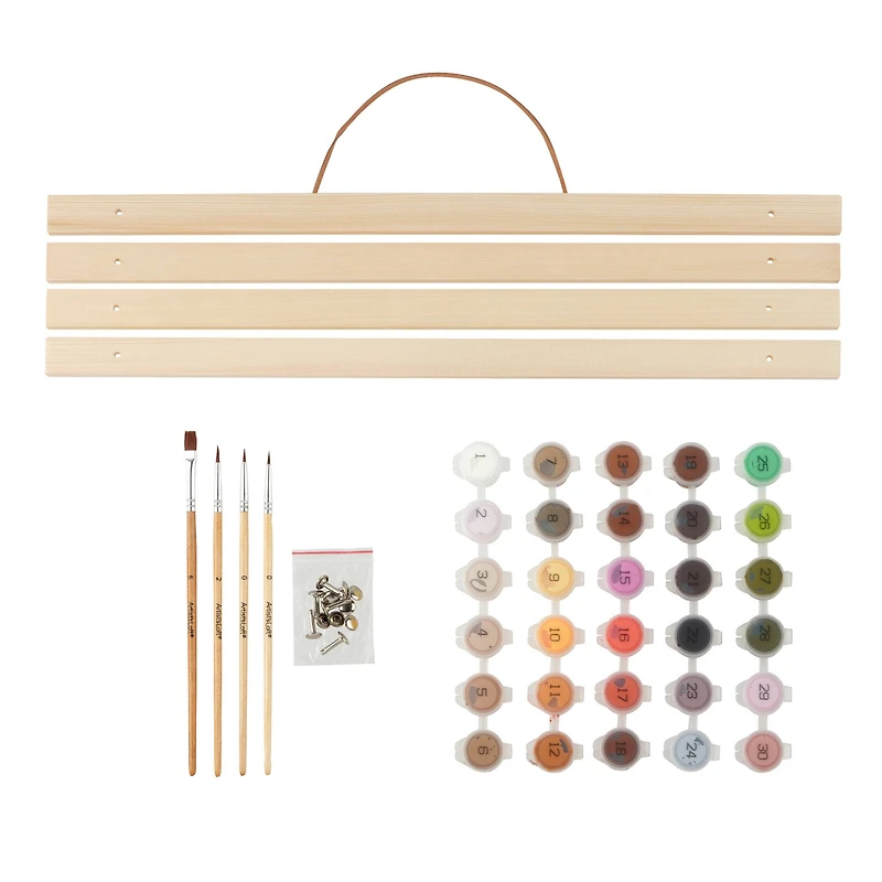 16" x 20" Puppy with Stocking Paint-by-Number Kit by Artist's Loft™