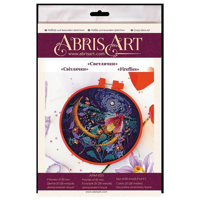 Abris Art Fireflies Counted Cross Stitch Kit