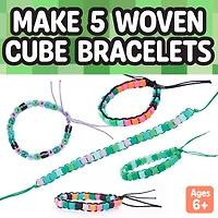 Faber-Castell Woven Cube Bracelets Set