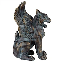Design Toscano 18" Caesar's Griffin Winged Lion Statue