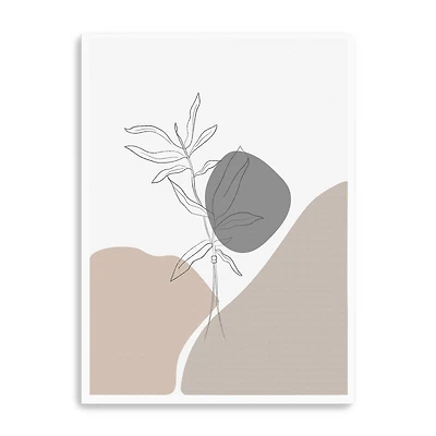 Knitted Lines Canvas Giclee