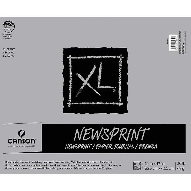 6 Pack: Canson® XL® Newsprint Paper Pad