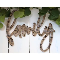 Leisure Arts® 12" Family Wood Word