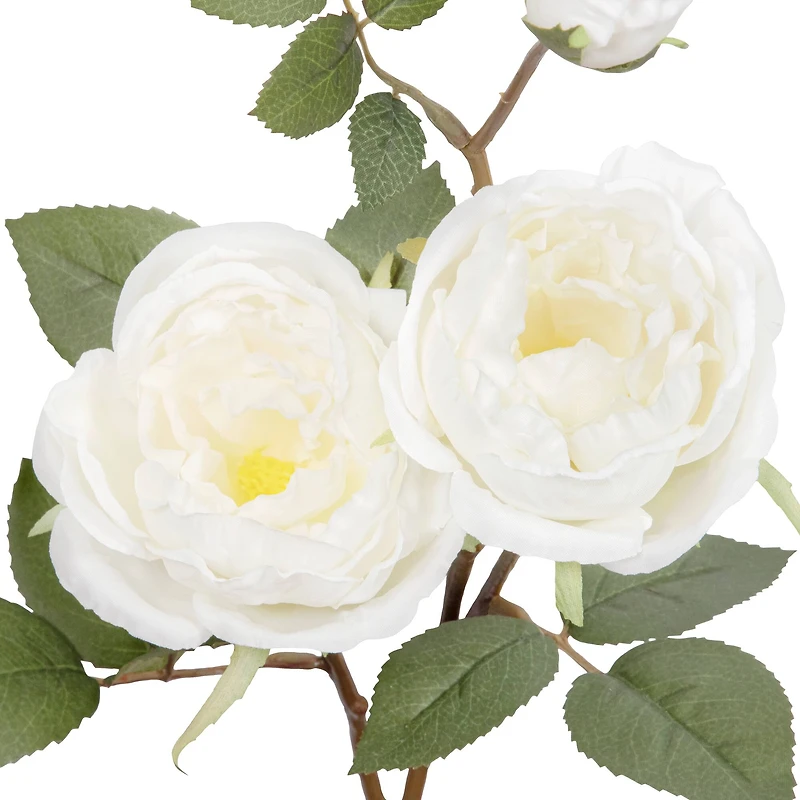 29" White Rose Stem by Ashland®