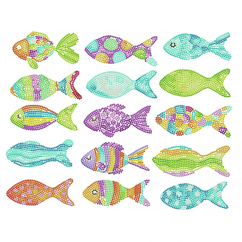 Diamond Dotz® Intermediate Swim School Diamond Facet Art Kit