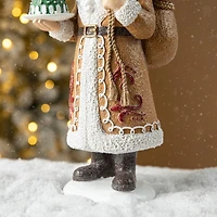 Glitzhome® 11.5" Gingerbread Santa Table Décor