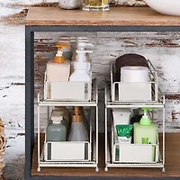 NEX™ 2-Tier Under Sink Cabinet Organizer with Sliding Basket Drawer