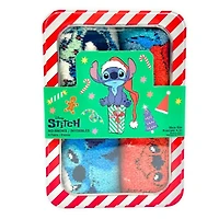 Disney® Stitch 4 Pack Cozy Socks in Christmas Gift Tin