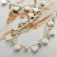 Silver Small Heart Metal Chain by Bead Landing™