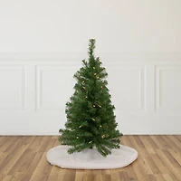 3ft. Pre-Lit Oakridge Noble Fir Artificial Christmas Tree, Clear Lights
