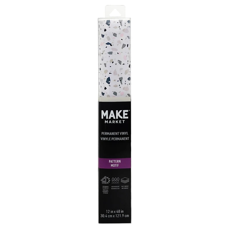Terrazzo Pattern Permanent Vinyl by Make Market®