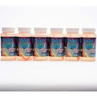 Atomic Bubbles 4oz. Blue Tekno Bubbles, 6ct.