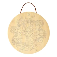 8" Christmas Bells Paint-by-Number Plywood Surface Kit by Artist's Loft®