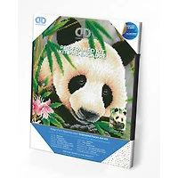 Diamond Dotz® Intermediate Panda Prince with Frame Diamond Painting Kit