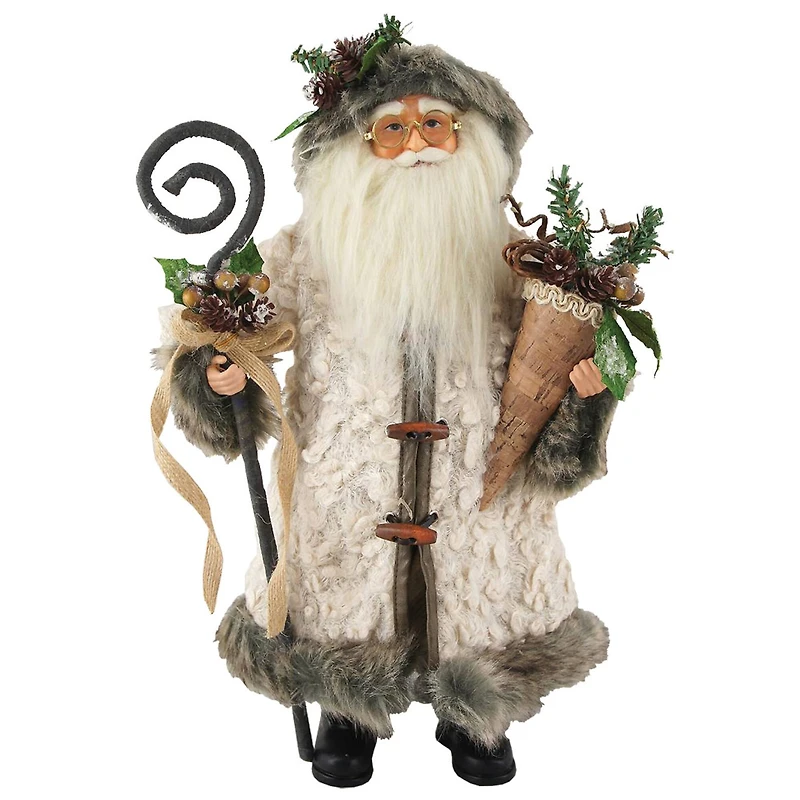 Santa's Workshop 16" Gathering Woodsman Santa Figure