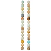 12 Pack: Seafoam Green Amazonite Beads, 10mm by Bead Landing™