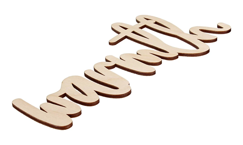 Leisure Arts® 9" Warmth Wood Word