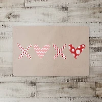 XOXO Pattern Floor Mat