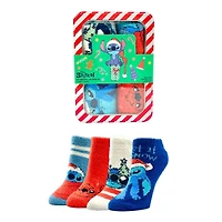 Disney® Stitch 4 Pack Cozy Socks in Christmas Gift Tin