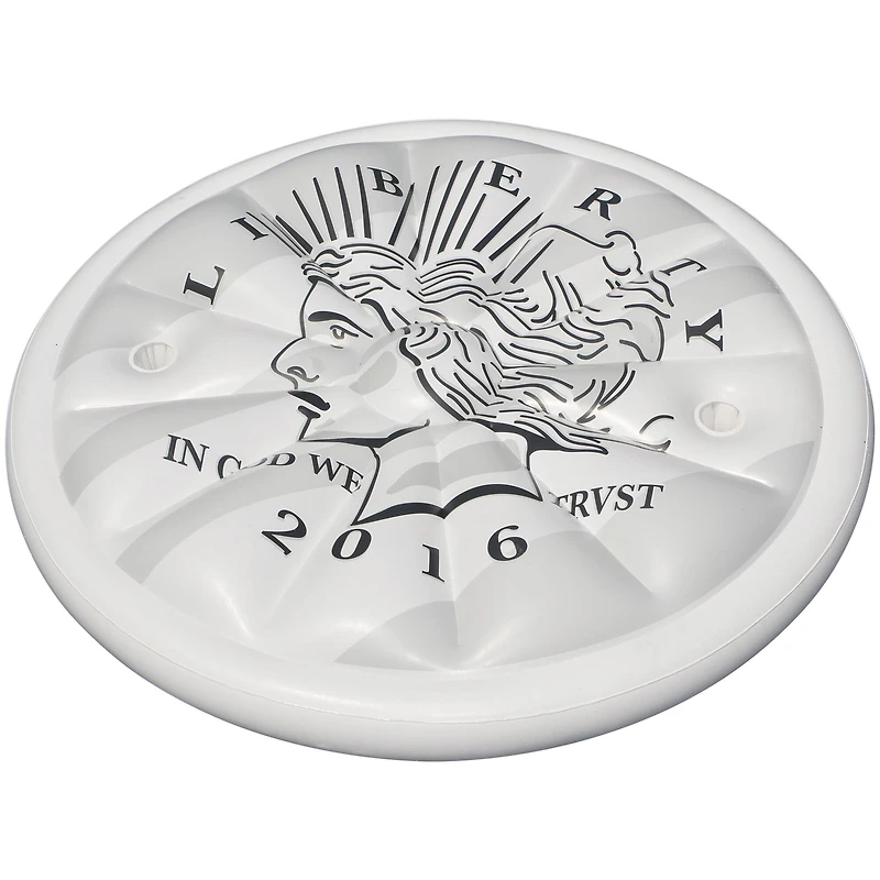 60" White & Black Inflatable Swimming Pool Floating Raft