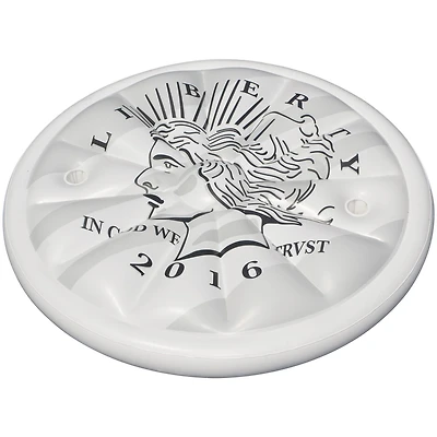 60" White & Black Inflatable Swimming Pool Floating Raft