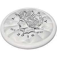 60" White & Black Inflatable Swimming Pool Floating Raft