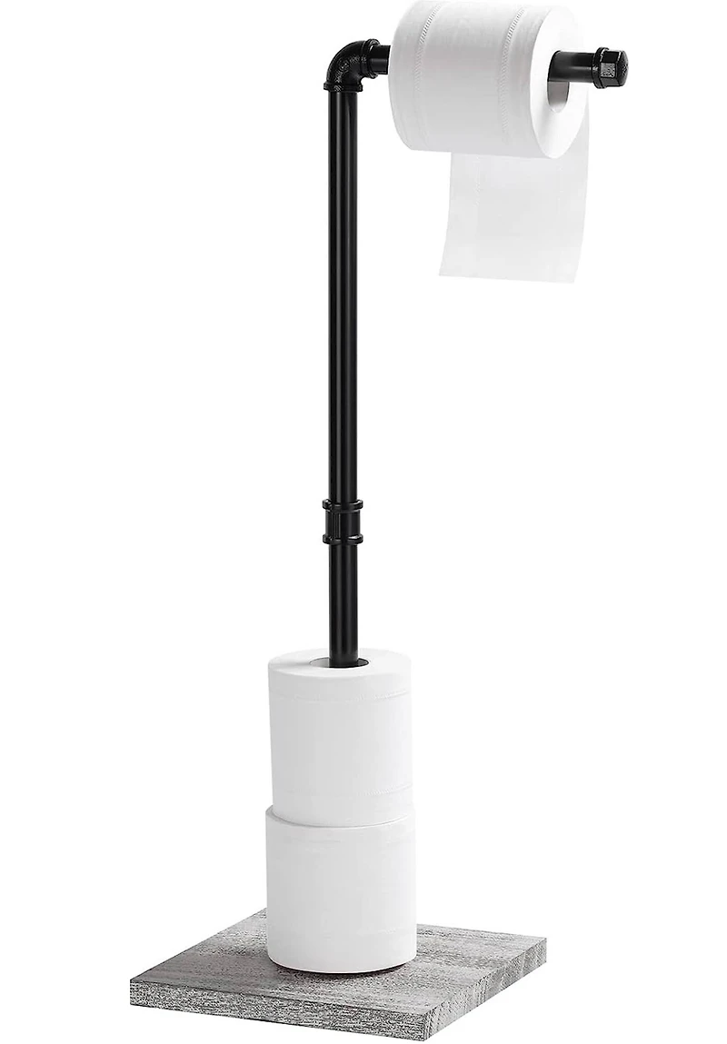 Freestanding Toilet Paper Holder Stand