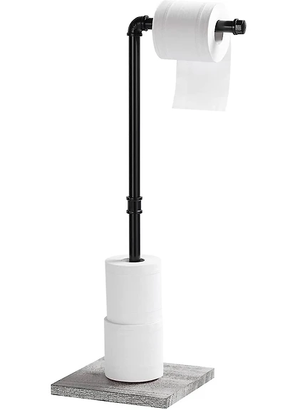 Freestanding Toilet Paper Holder Stand