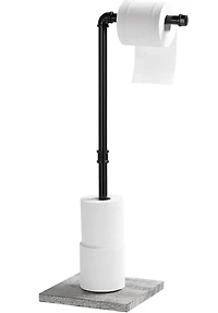Freestanding Toilet Paper Holder Stand