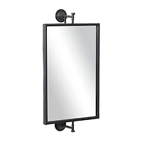 28" Rectangle Wood Wall Mirror
