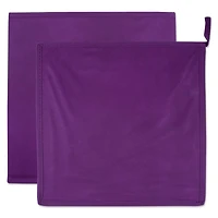 Solid Eggplant Nonwoven Square Cube Set