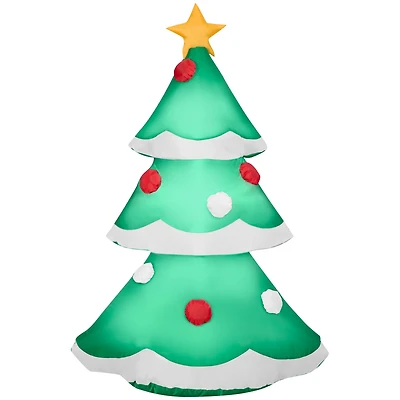 3.5ft. Airblown® Inflatable Christmas Tree with Snowy Layers