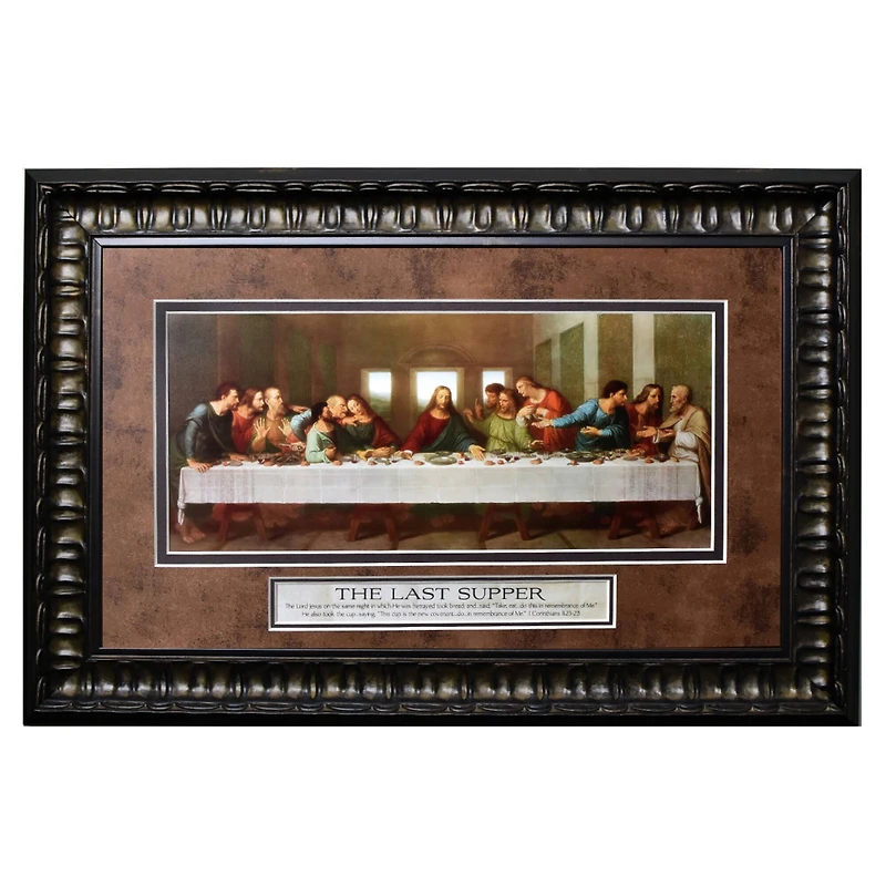 Last Supper Framed Wall Art