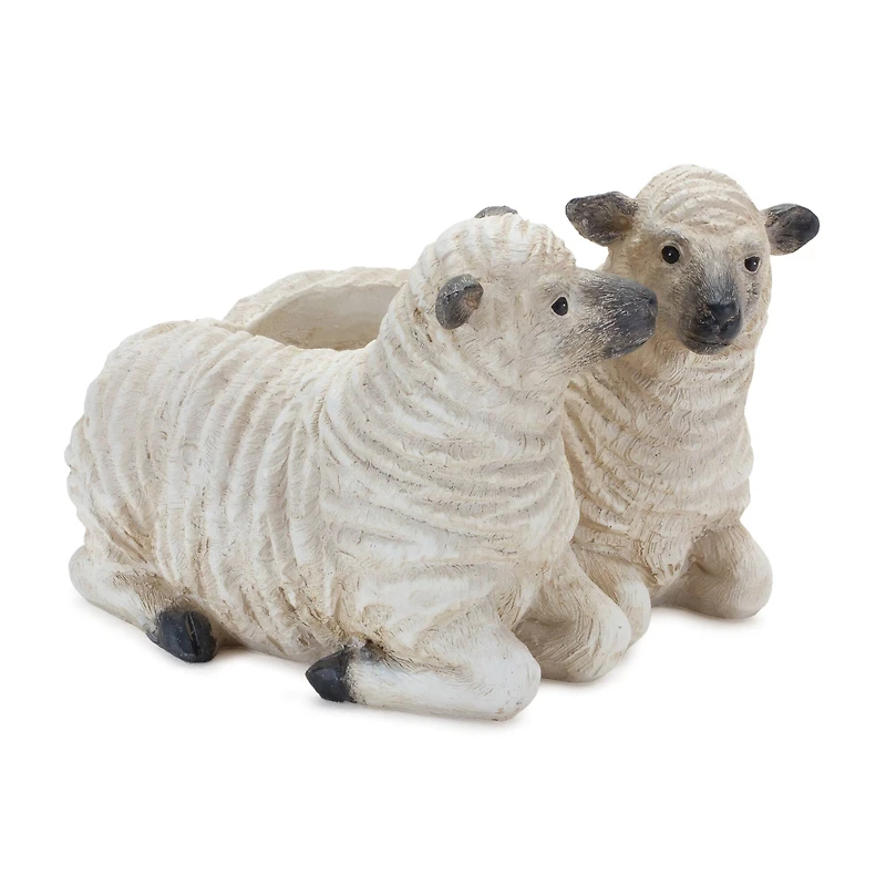 7.25" Sheep Couple Planters, 2ct.