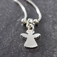 Charmalong™ Silver Plated Angel Charm by Bead Landing™