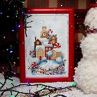 Crystal Art  Counted Cross Stitch Kit Gingerbread House
