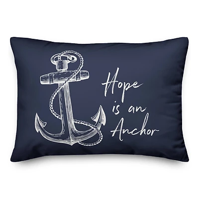 Hope Anchor 14" x 20" Indoor / Outdoor Pillow