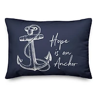 Hope Anchor 14" x 20" Indoor / Outdoor Pillow