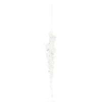 10.25" Glittered Icicle Drop Ornaments, 24ct.