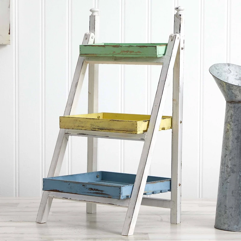 2ft. Farmhouse Decorative Plant Display Stand