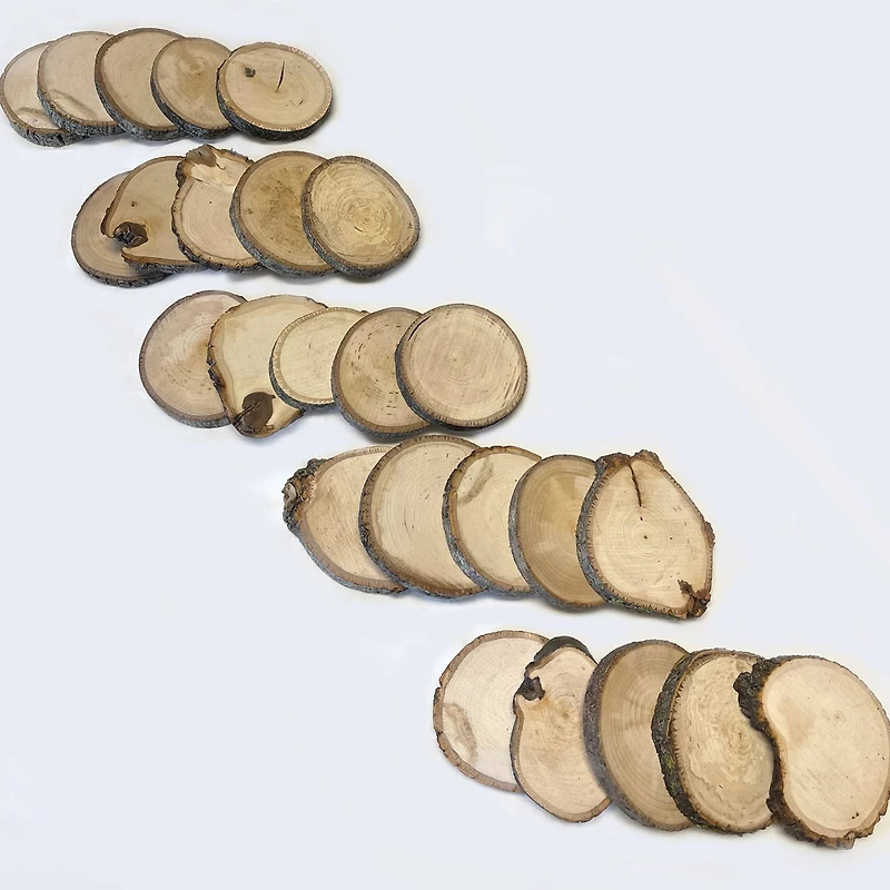 Wilson® Enterprises 25 Pack Basswood Coasters Seconds