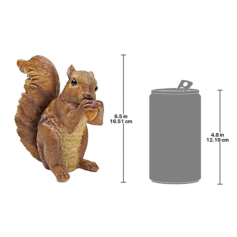 Design Toscano Chomper, the Woodland Squirrel Statue