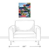 Tropical Town 16" x 20" Canvas Wall Art