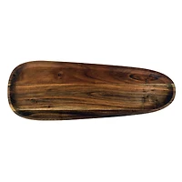 Hello Honey® 21" Natural Long Acacia Wood Oval Serving Tray