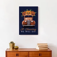 A-Haunting We Will Go! Canvas Wall Art