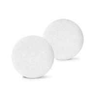 24 Packs: 2 ct. (48 total) FloraCraft® CraftFōM Balls White, 2.3"