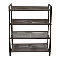Household Essentials 32" 4-Tier Metal Shoe Rack