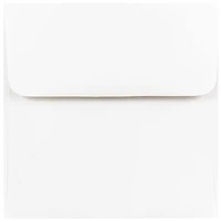 JAM Paper 4.5" White Square Invitation Envelopes